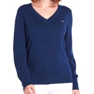 Vineyard Vines Heritage Cotton V-Neck Sweater